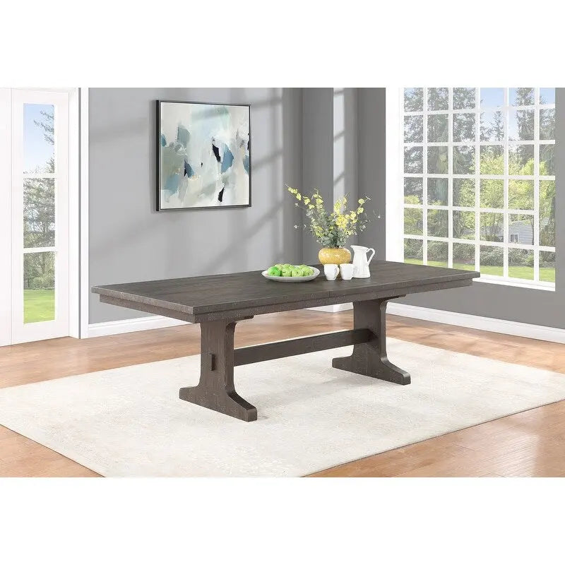 Table à manger rustique extensible
