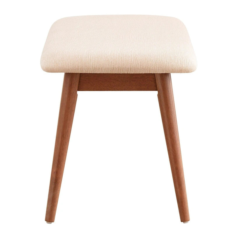 Banc de salle à manger tapissé, effilé, moderne, danois et norvégien
