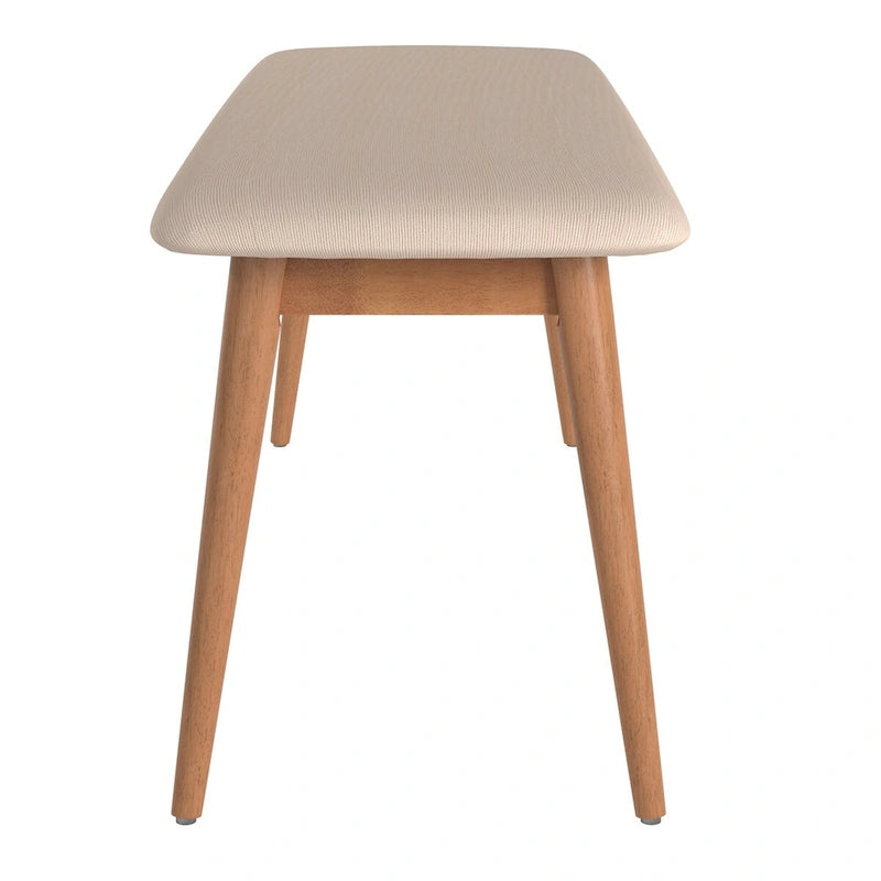 Banc de salle à manger tapissé, effilé, moderne, danois et norvégien
