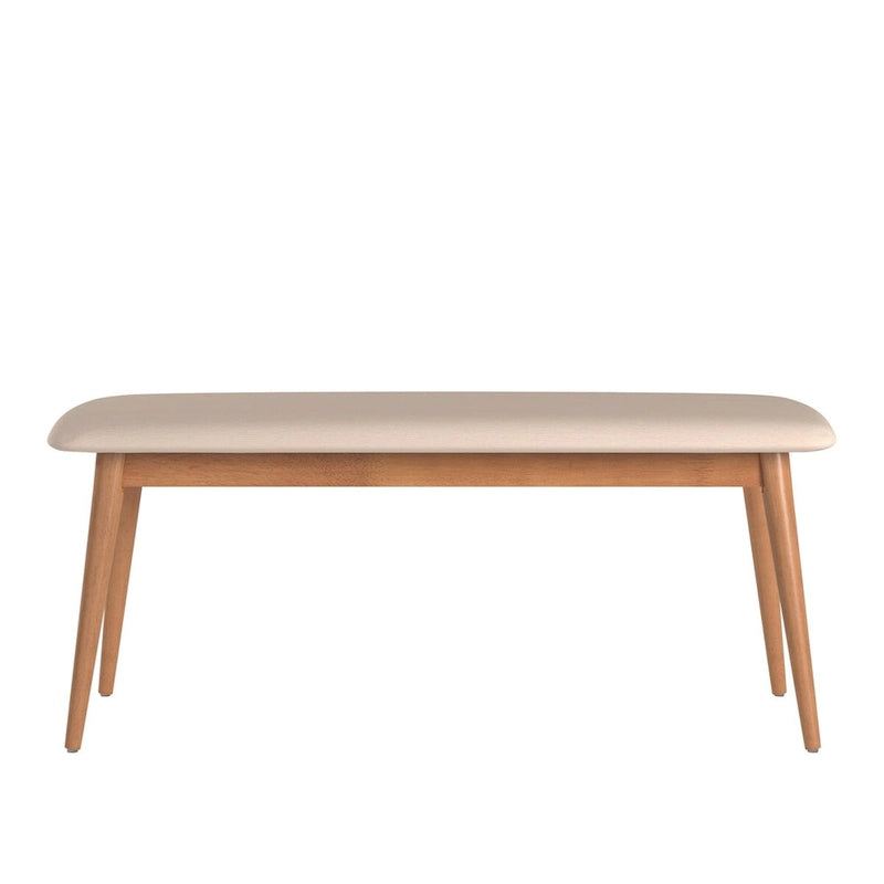 Banc de salle à manger tapissé, effilé, moderne, danois et norvégien