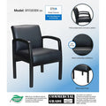 Chaise visiteur sans outil