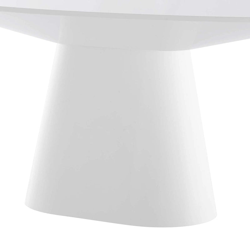 Fournir une table de salle à manger ovale 75