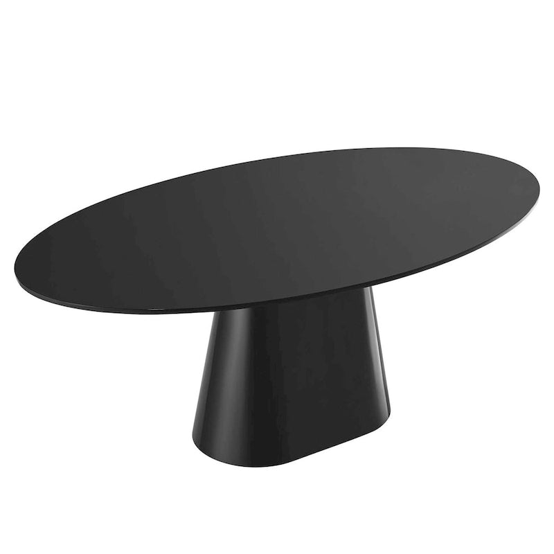 Fournir une table de salle à manger ovale 75