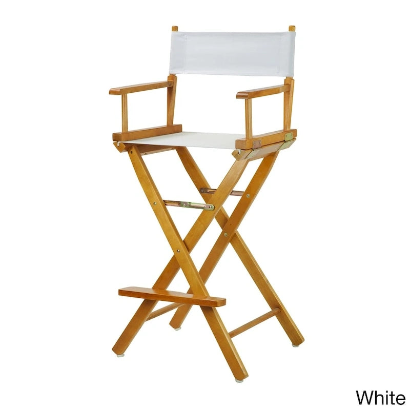 Chaise de réalisateur 76 cm en chêne miel