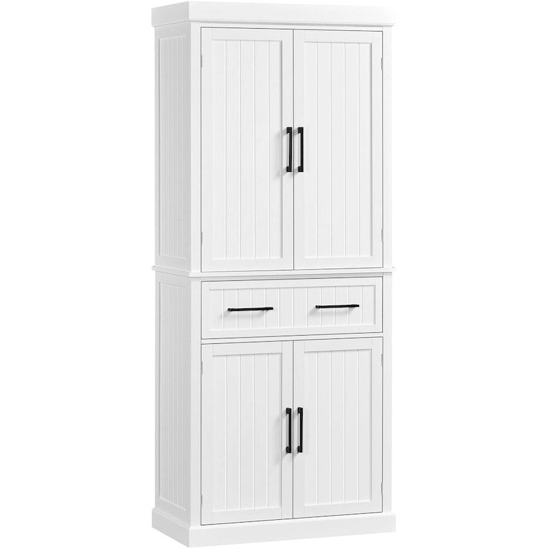 Meuble de rangement de cuisine en bois Yaheetech avec portes et étagères