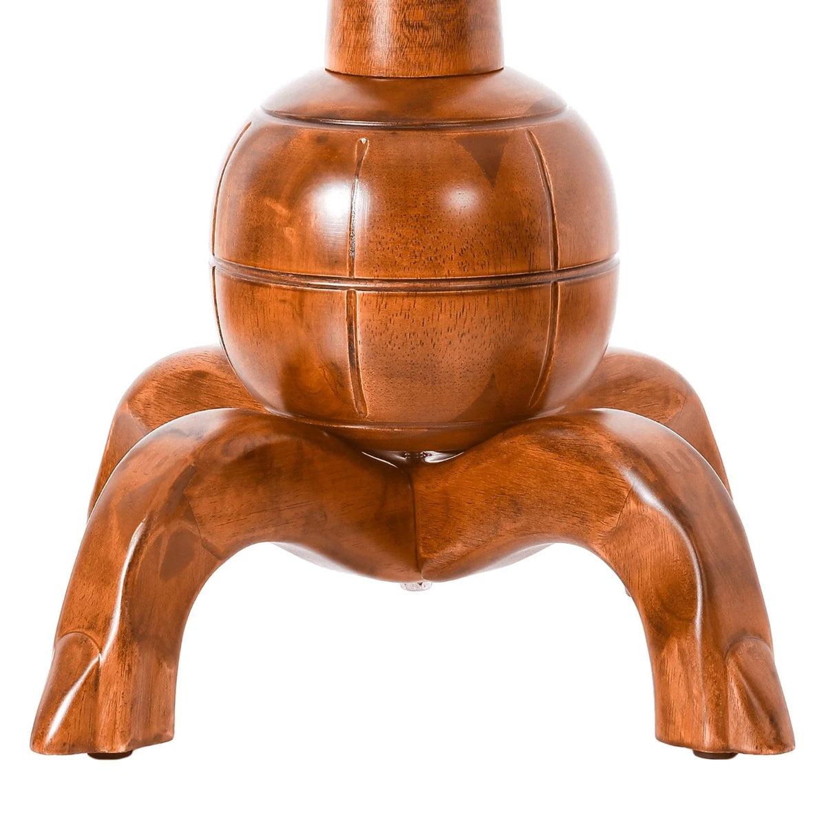 Porte-manteau sur pied en bois d'hévéa forme branche d'arbre avec 8 crochets - 24,5 L x 70,87 H