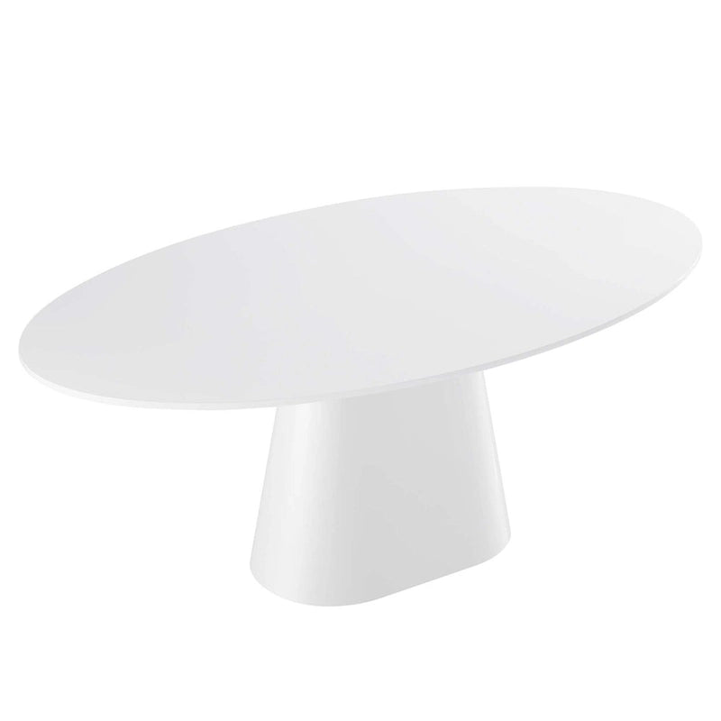 Fournir une table de salle à manger ovale 75